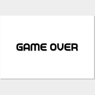 Game Over - Design 2 Posters and Art